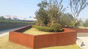 平阳耐候钢挡土墙